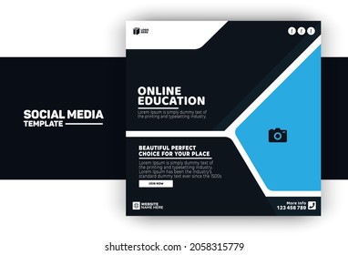 Online Education Social Media Post Template