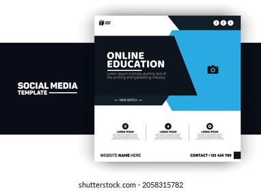 Online Education Social Media Post Template