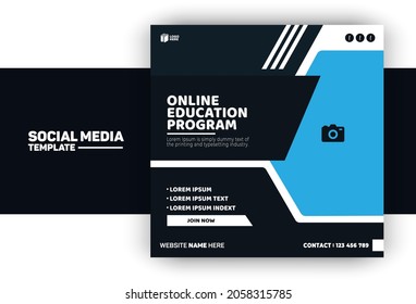 Online Education Social Media Post Template