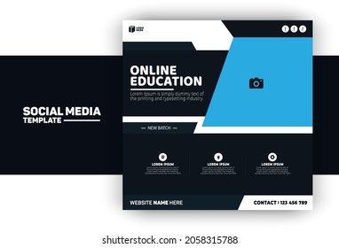 Online Education Social Media Post Template