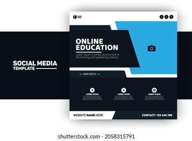 Online Education Social Media Post Template