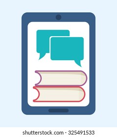 online education theme design, vector illustration eps10.