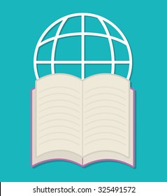 online education theme design, vector illustration eps10.