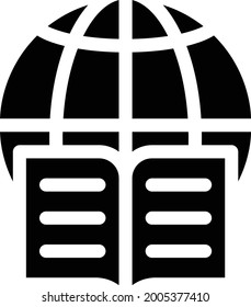 Online-Bildungs-Vektorsymbol