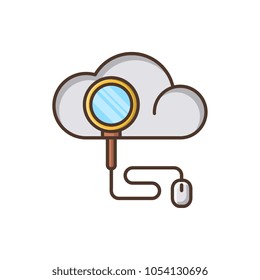 Online education vector icon