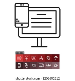 Online education vector icon