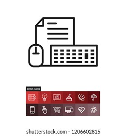 Online education vector icon