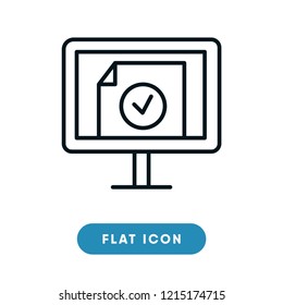 Online education vector icon