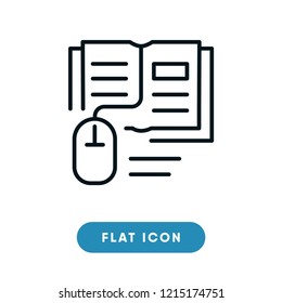 Online education vector icon