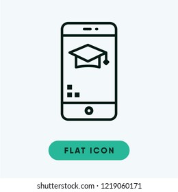 Online education vector icon