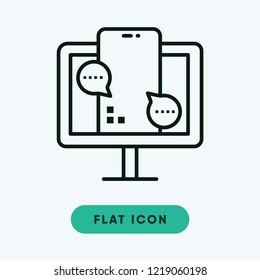 Online education vector icon