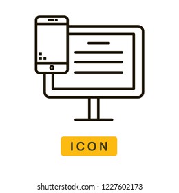 Online education vector icon