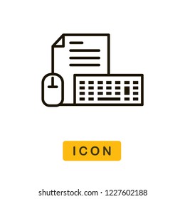 Online education vector icon