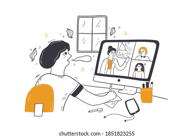 オンライン 講座 のイラスト素材 画像 ベクター画像 Shutterstock