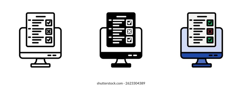 Online Exam is a digital test conducted over the internet, often with automatic grading and timer features.