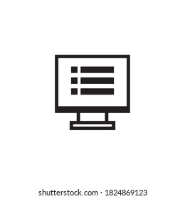 online exam vector logo design template