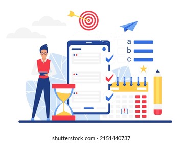 Online examination and evaluation knowledge test. Monitoring distance digital proctoring exam