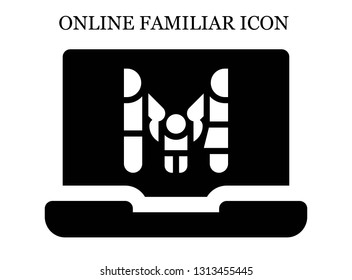 online Family icon. Editable online Family icon for web or mobile.