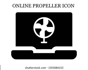 online Fan icon. Editable online Fan icon for web or mobile.