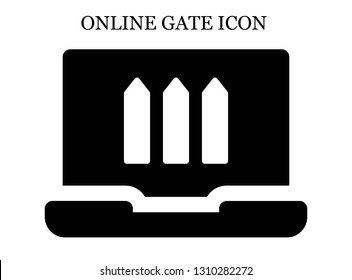 online Fence icon. Editable online Fence icon for web or mobile.
