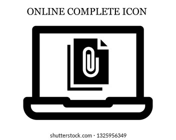 online File icon. Editable online File icon for web or mobile.