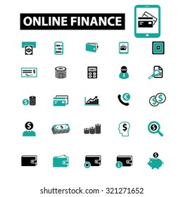 online finance icons