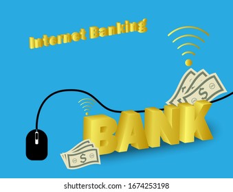 Ilustración de vector financiero en línea para varias tareas relacionadas