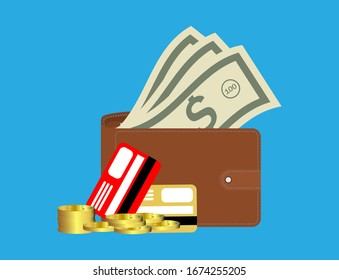 Online financial vector illustration for various related tasks