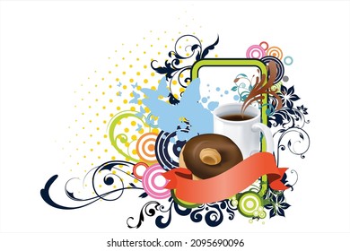 Online flower delivery business. Hands holding smart phone and ordering bouquet. Vector flat cartoon Illustration