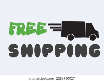 Online free shipping concept illustration.free shipping vector illustration.