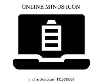 online Full battery icon. Editable online Full battery icon for web or mobile.