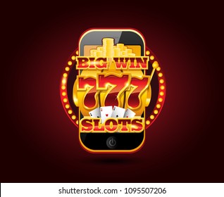 Online gambling concept cellphone casino app design - Powered by Shutterstock - Get 15% off with code: PIKWIZARD15