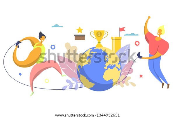 Online Games Poster Banner Design Template Stock Vector Royalty