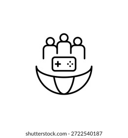 Online Gaming Community Unity With Controller Around World