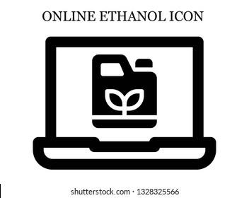 online Gasoline icon. Editable online Gasoline icon for web or mobile.