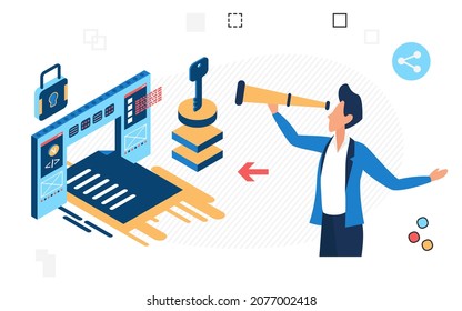 Online general data personal protection regulation. Internet network safety navigation process