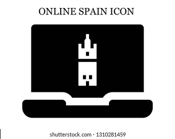 online Giralda icon. Editable online Giralda icon for web or mobile.