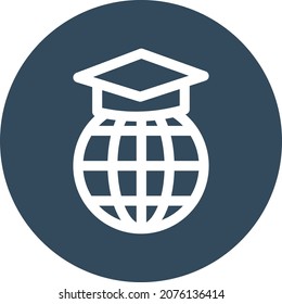 Online graduate  Isolated Vector icon which can easily modify or edit

