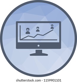 Online Graph Icon