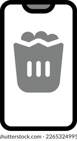 Online Grocery App Icon Vector This icon is typically designed to represent an online grocery shopping application. It may feature an image of a shopping cart or a grocery bag