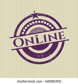 Online grunge stamp