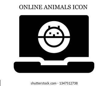 online Hamster ball icon. Editable online Hamster ball icon for web or mobile.