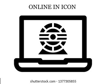 online Hamster wheel icon. Editable online Hamster wheel icon for web or mobile.