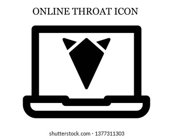 online Handkerchief icon. Editable online Handkerchief icon for web or mobile.