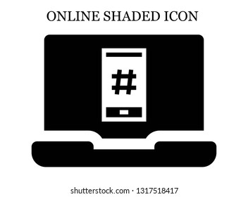 online Hashtag icon. Editable online Hashtag icon for web or mobile.