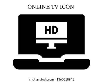 online Hd icon. Editable online Hd icon for web or mobile.