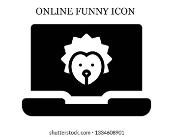 online Hedgehog icon. Editable online Hedgehog icon for web or mobile.