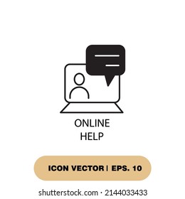 online help icons  symbol vector elements for infographic web