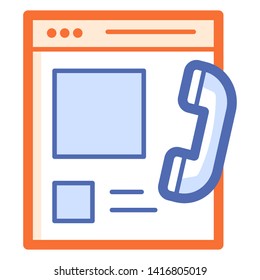 Online help and service call