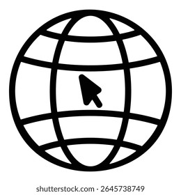 Online Icon Element For Design
